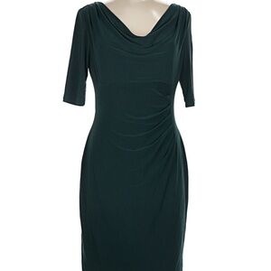 Lauren Ralph Lauren Dark Green Long Sleeve Dress